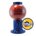Blue Gumball Machine Filled w/ Cinnamon Red Hots